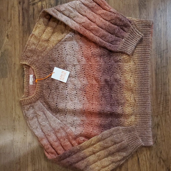 Knox Rose Sweaters - NWT Knox Rose Rust Heritage Sweater 1X
